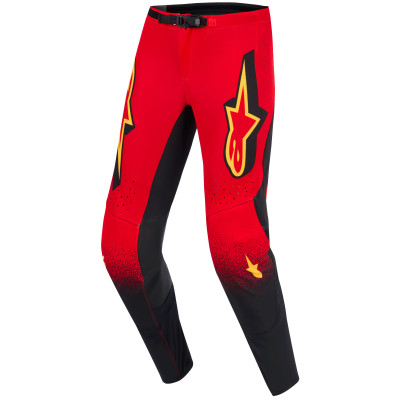 kalhoty Alpinestars Supertech Scenz 2026 red/black/yellow