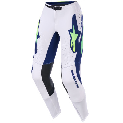 kalhoty Alpinestars Supertech Vista 2026 light grey/yellow fluo/green/blue/pink