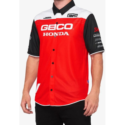 košile 100% Blitz red/white/red