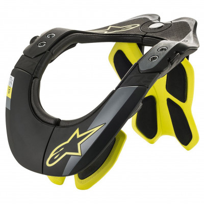 Krční chránič Alpinestars BNS Tech-2 black/yellow fluo
