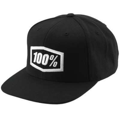dětská kšiltovka 100% Icon Snapback black
