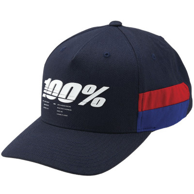 kšiltovka 100% Loyal X-Fit Snapback blue