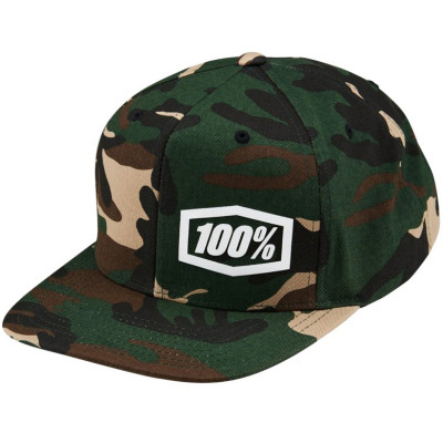 kšiltovka 100% Machine Snapback camo