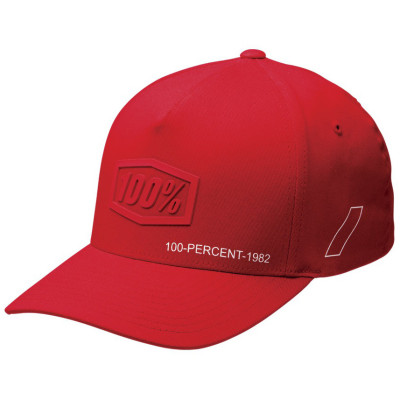 dětská kšiltovka 100% Shadow Snapback red