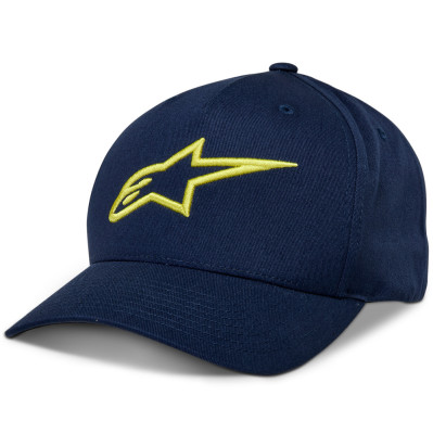 kšiltovka Alpinestars Ageless snapback blue/yellow fluo