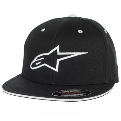 kšiltovka Alpinestars Ageless Flatbill black/white