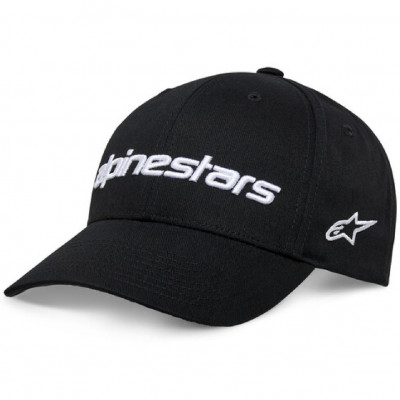 kšiltovka Alpinestars Linear Wordmark 2.0 black/white