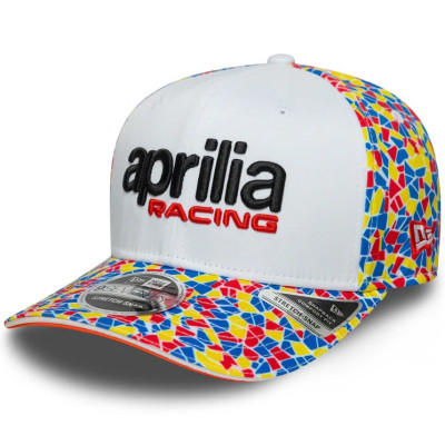 kšiltovka Aprilia Racing Barcelona white/multi color