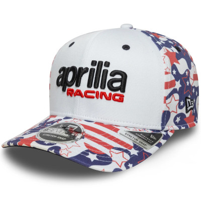 kšiltovka Aprilia Racing USA white/blue/red