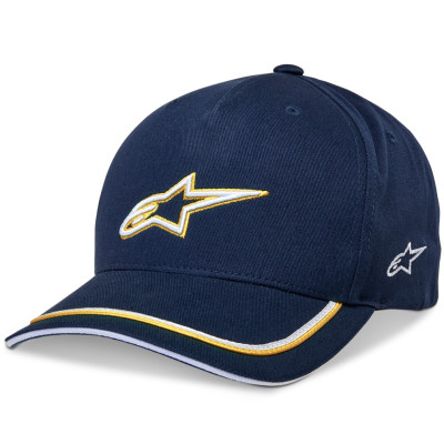 kšiltovka Alpinestars Ascension snapback blue/gold