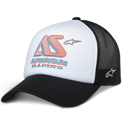 kšiltovka Alpinestars Ayess trucker white/black