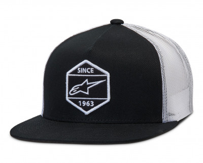 kšiltovka Alpinestars Bolt trucker black/white
