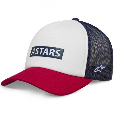 kšiltovka Alpinestars Clarified Foamer white/red