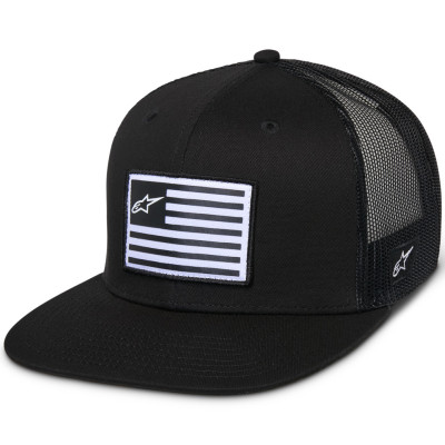 kšiltovka Alpinestars Flag Flat black/black
