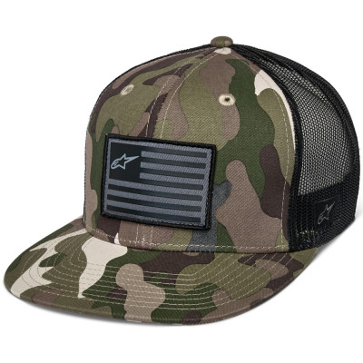 kšiltovka Alpinestars Flag Flat green camo/black