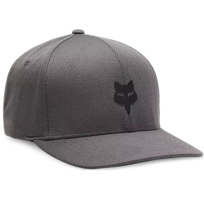 kšiltovka Fox Fox Head Flexfit Hat Steel Grey