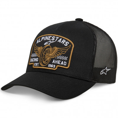 kšiltovka Alpinestars Heritage Patcher black/black