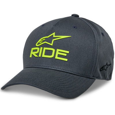 kšiltovka Alpinestars Ride Sonic grey/yeloow fluo