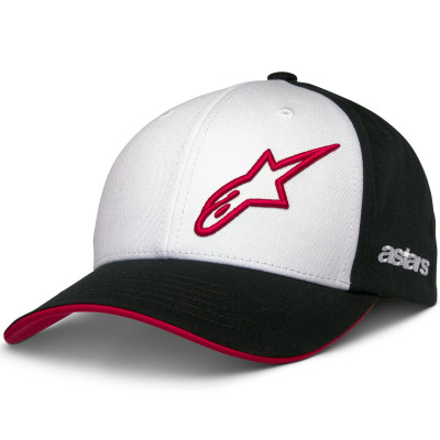 kšiltovka Alpinestars Sessionized white/black/red