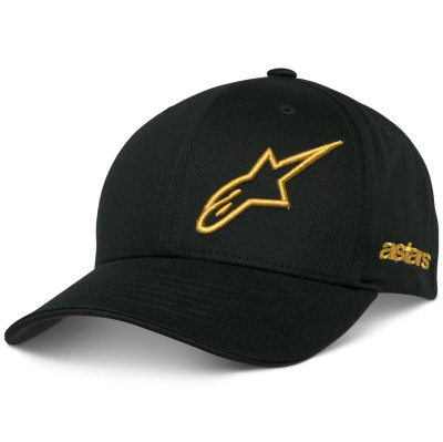 kšiltovka Alpinestars Sessionized black/gold
