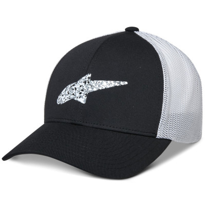 kšiltovka Alpinestars Terolithic trucker black/white
