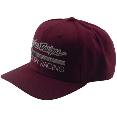 kšiltovka Troy Lee Designs Factory Racing burgundy/grey