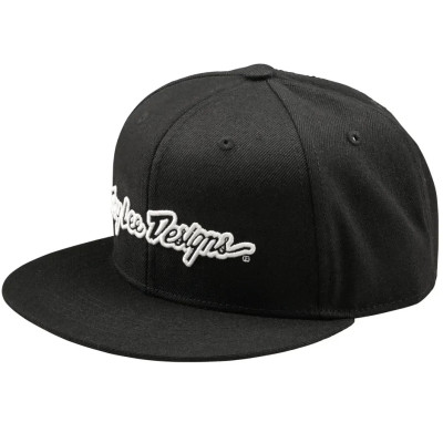 kšiltovka Troy Lee Designs Flat Bill Signature black