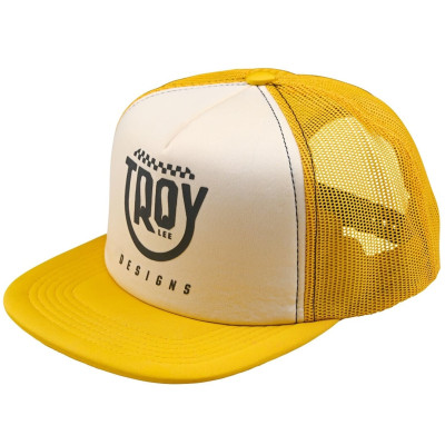 kšiltovka Troy Lee Designs trucker snapback Smiley golden