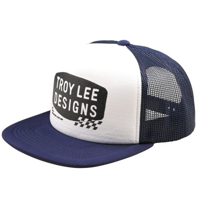 kšiltovka Troy Lee Designs trucker snapback Stamp vintage white/navy