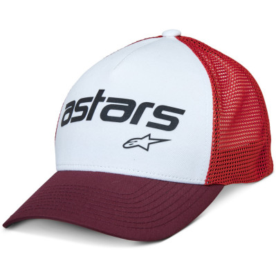 kšiltovka Alpinestars Vital trucker white/brown red/orange