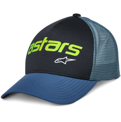 kšiltovka Alpinestars Vital trucker black/blue/green