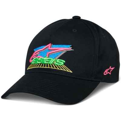 kšiltovka Alpinestars Vivid black/multikcolor