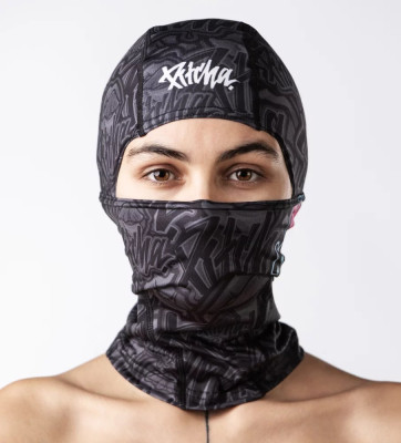 kukla Pitcha NINJA balaclava black/logo