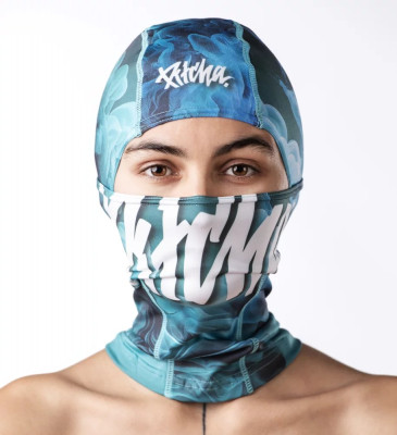 kukla Pitcha NINJA balaclava blue/aquarel