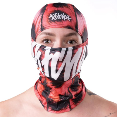 kukla Pitcha NINJA balaclava cheetah pink