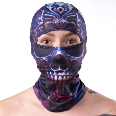 kukla Pitcha NINJA balaclava muerte purple