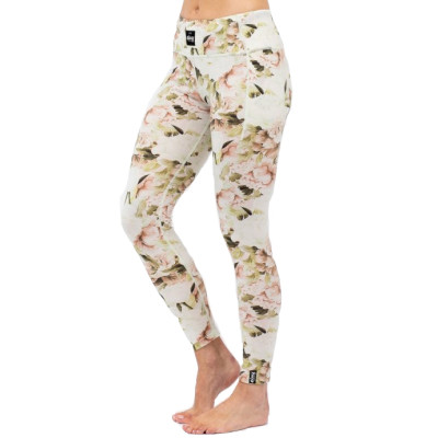 legíny Eivy Pocket Merino Wool Tights bloom