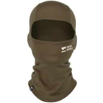 merino kukla Mons Royale B3 Balaclava dark olive