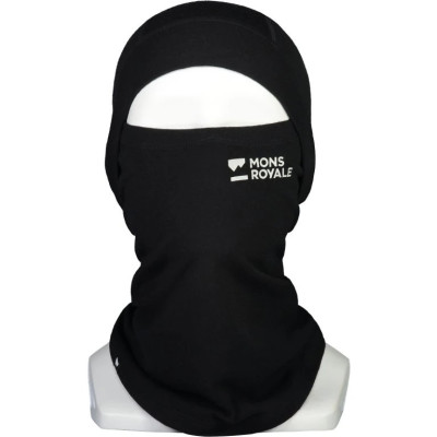 merino kukla Mons Royale Olympus balaclava black