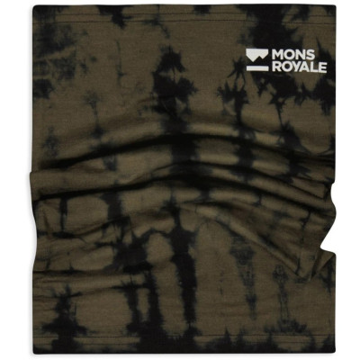 merino nákrčník Mons Royale Daily Dose merino flex 200 neckwarmer olive tie dye