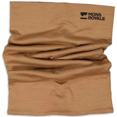 merino nákrčník Mons Royale Double Up neckwarmer toffee