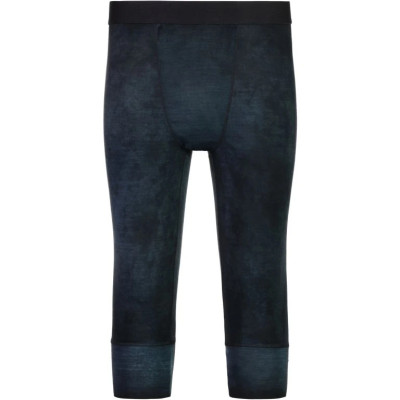merino spodky Mons Royale Cascade merino flex 200 3/4 legging black storm wash