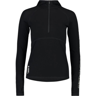 dámské merino triko Mons Royale Bella Tech hood WMNS black