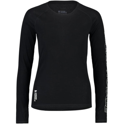 dámské merino triko Mons Royale Bella tech LS WMNS black