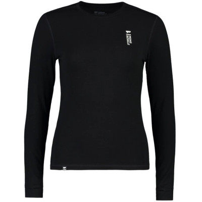 dámské merino triko Mons Royale Cascade merino flex 200 LS WMNS black