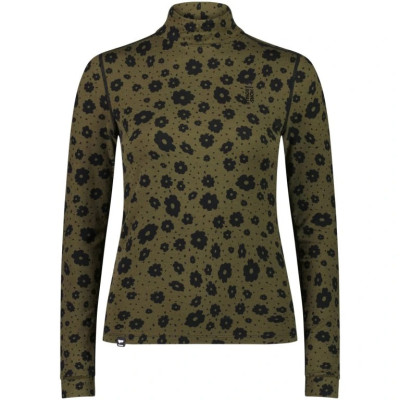 dámské merino triko Mons Royale Cascade merino flex 200 mock neck LS WMNS aoraki lily