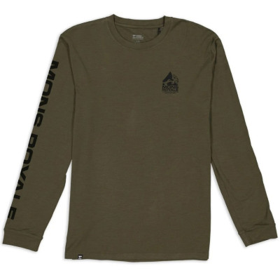 merino triko Mons Royale Icon LS dark olive