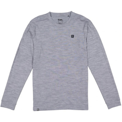 merino triko Mons Royale Icon LS grey heather