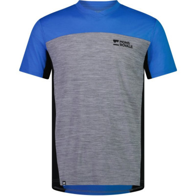 merino triko Mons Royale Redwood Enduro VT blue gravel