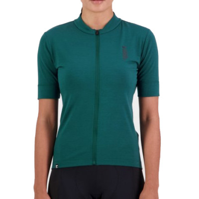 merino triko Mons Royale Roam Cargo merino shift full zip T WMNS evergreen